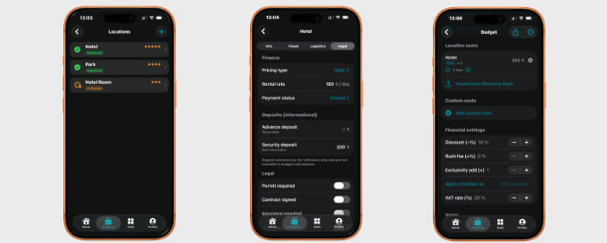 New routing for budget planner and improved Location scouting